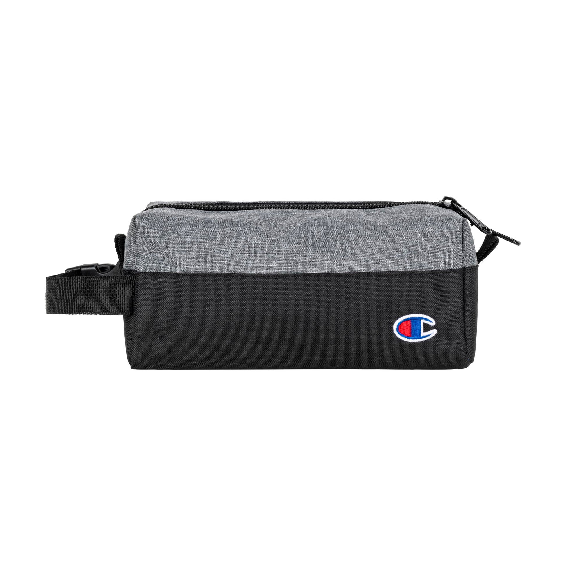 Champion CV2-1078030 Cangurera Unisex, Color Negro con Gris, Unitalla, 1 Unidad