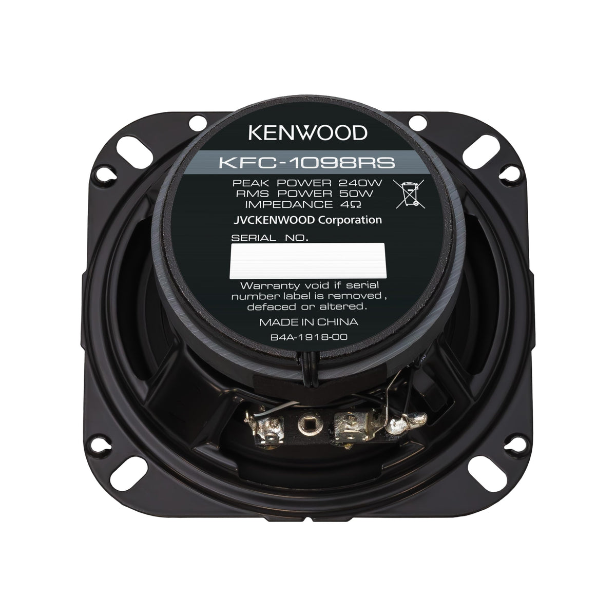 Altavoces de Coche Kenwood 4 Pulgadas Potencia 220 W Armonizador Acústico Fácil Instalación