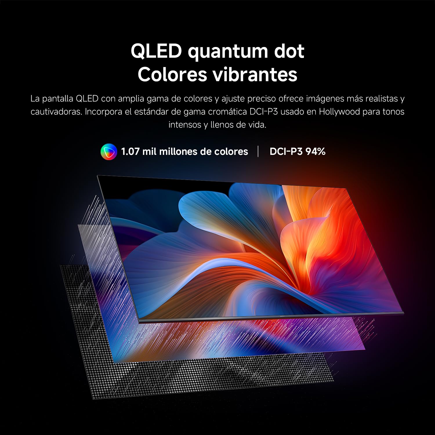 XIAOMI TV A Pro 43 2026 | 4K QLED Google TV | Dolby Audio DTS:X + DTS Virtual:X1 | Voice Control | HDR10+ | MEMC | Filmmaker Mode | Apple Airplay