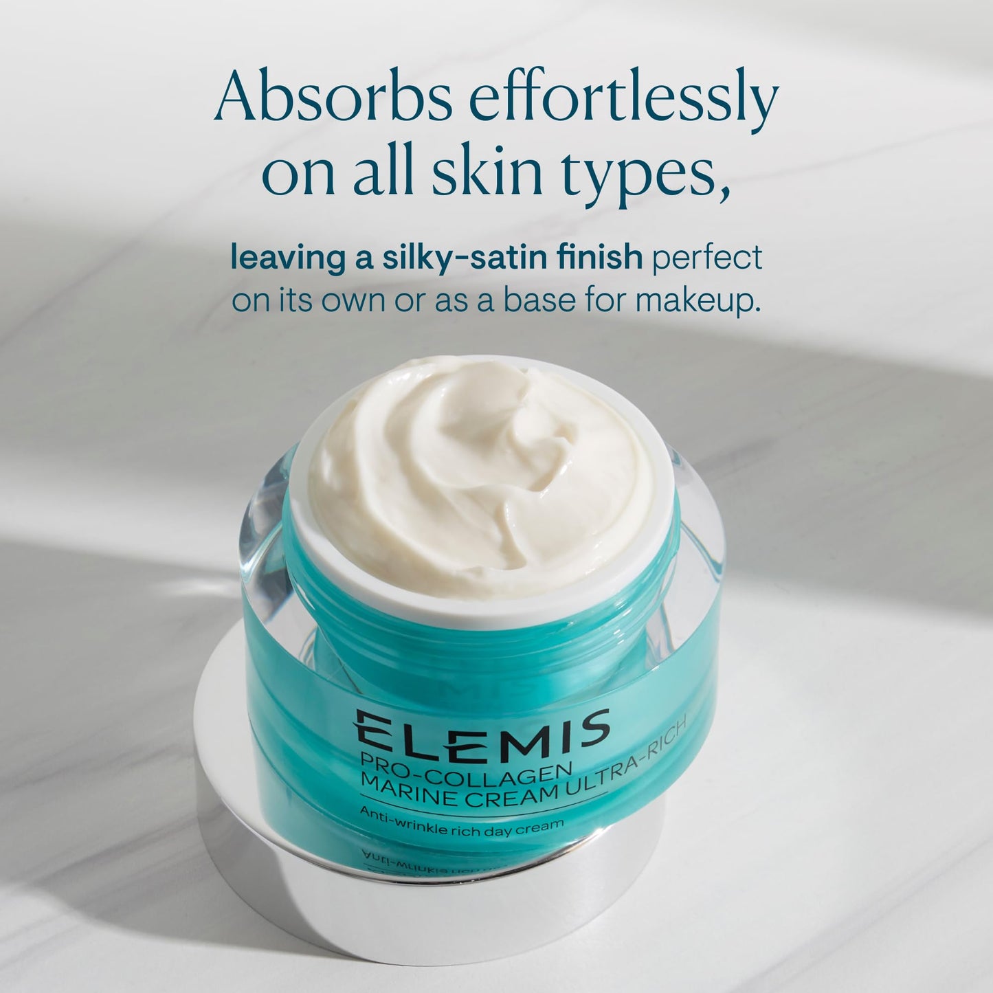 Crema marina de colágeno ELEMIS ultrarrica, antiarrugas y rica, 1.6 onzas líquidas. oz.