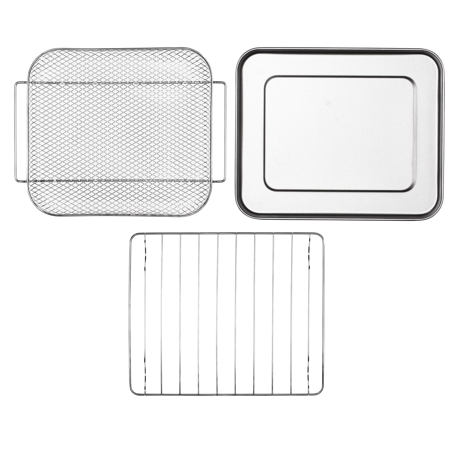 Hamilton Beach Horno Tostador con Freidora de Aire, 6 Rebanadas, Acero Inoxidable (31323)