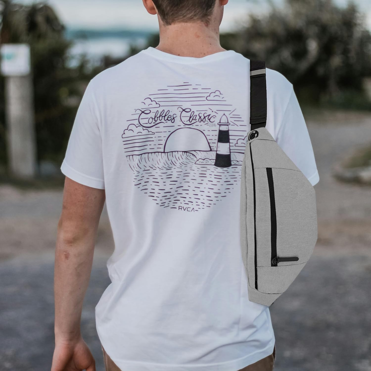 CXJYSD Riñonera de casual para hombres y mujeres,correa de hombro ajustable multifuncional,bolso cruzado con 4 bolsillos con cremallera, adecuado para hacer ejercicio,correr (gris claro-04)