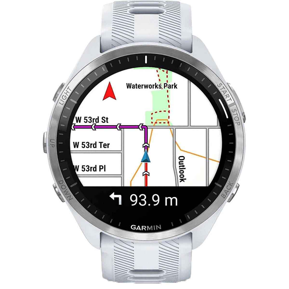 Reloj GPS Titan Garmin Forerunner 965 steinweiss hellgrau para Unisex