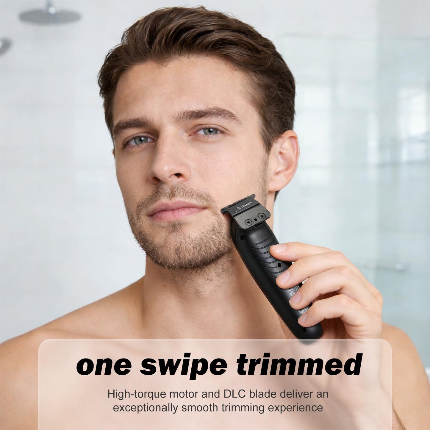 Artimaven Premium - Kit de aseo todo en uno para hombre - Recorte profesional de barba, diseño de peinado y detalles de patillas con bolsa de lavado portátil, herramienta de peinado multifuncional
