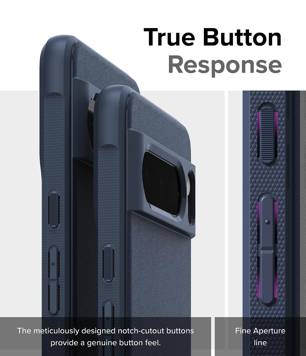 Funda Anti Huella Ringke Onyx Navy Protección para Google Pixel 8 Pro 5G