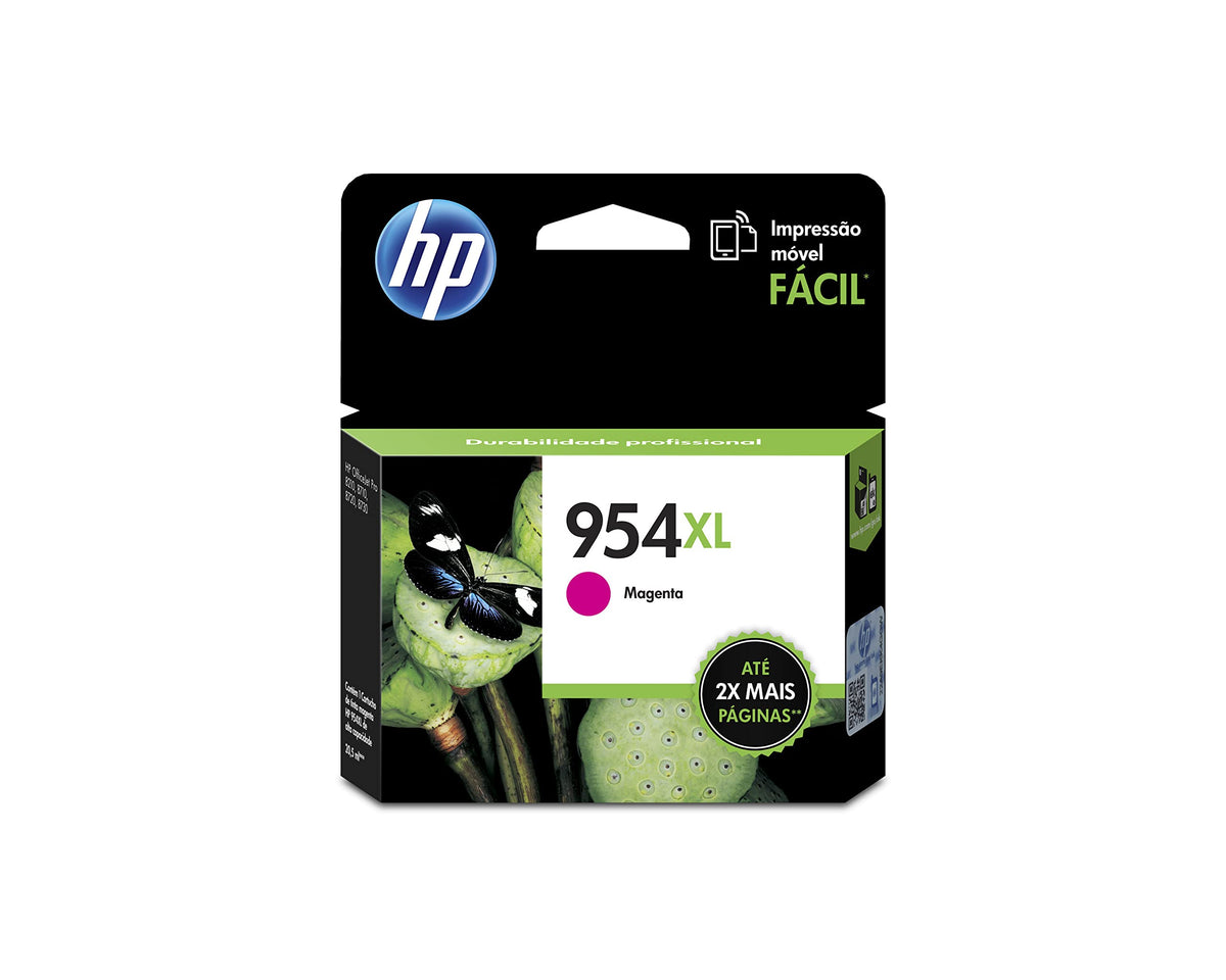 Cartucho de Tinta HP 954XL Magenta Original para Deskjet 7740, 7720, 8710, 8720, 8730, 8210