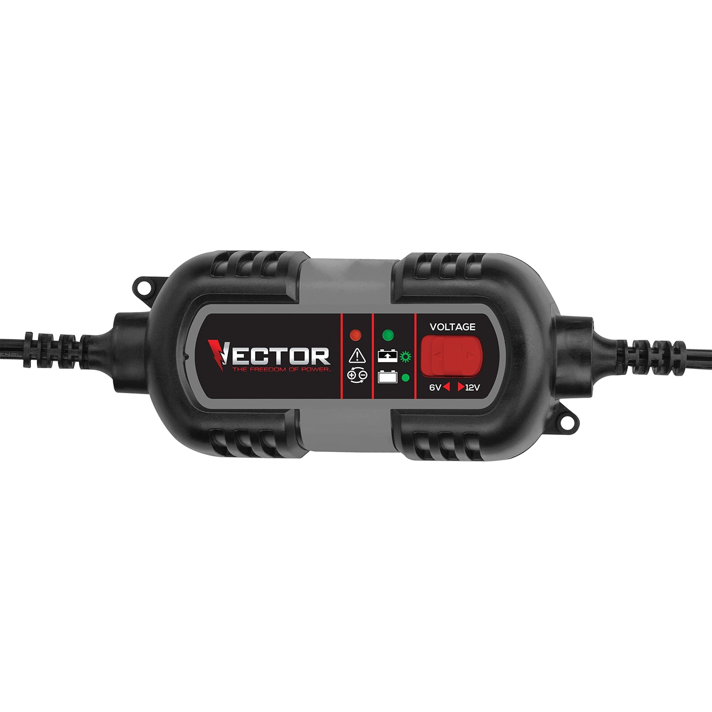 Vector Cargador de batería de 1,5 amperios, mantenedor de batería, Cargador de Trucos, BM315V, 6V y 12V, Totalmente automático