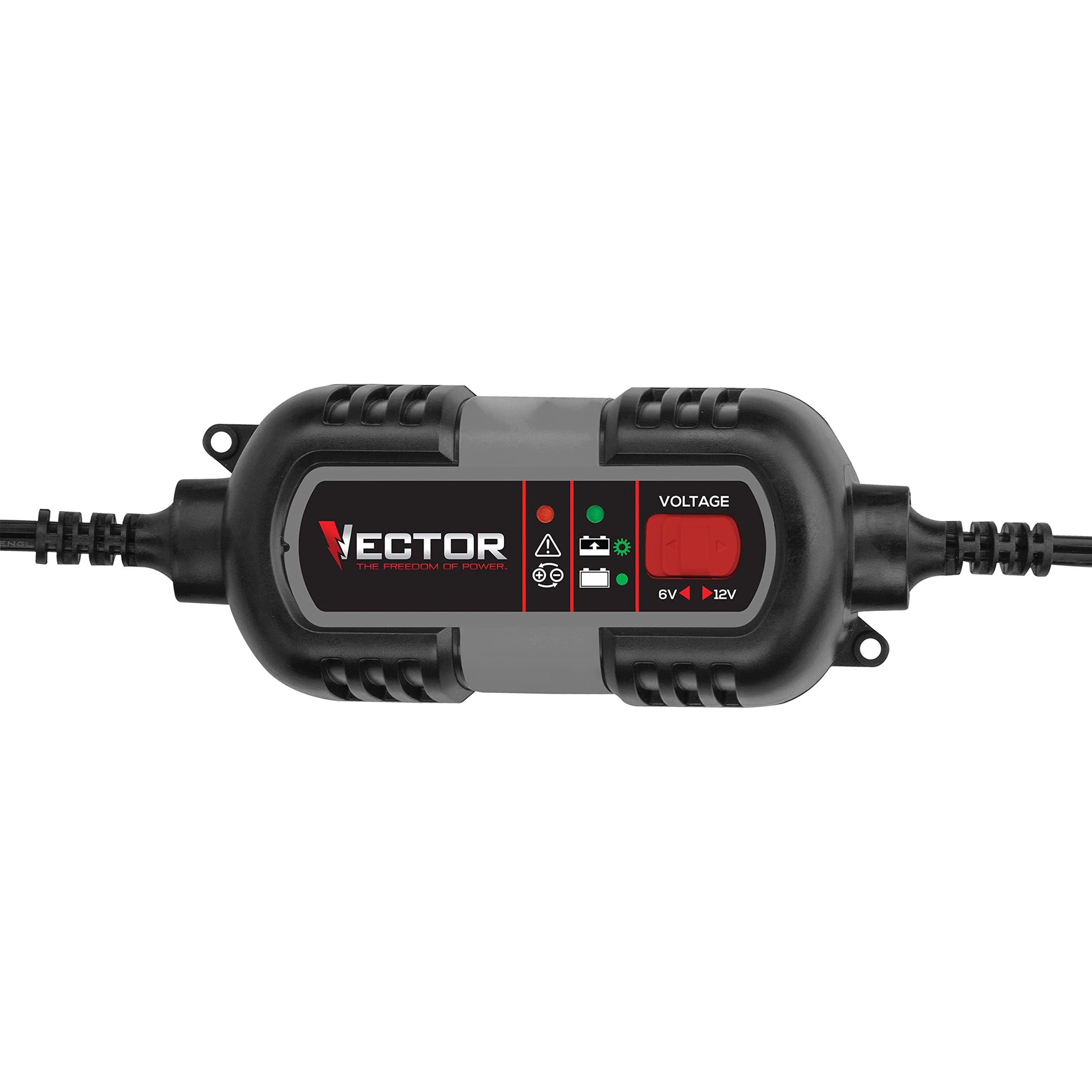 Vector Cargador de batería de 1,5 amperios, mantenedor de batería, Cargador de Trucos, BM315V, 6V y 12V, Totalmente automático