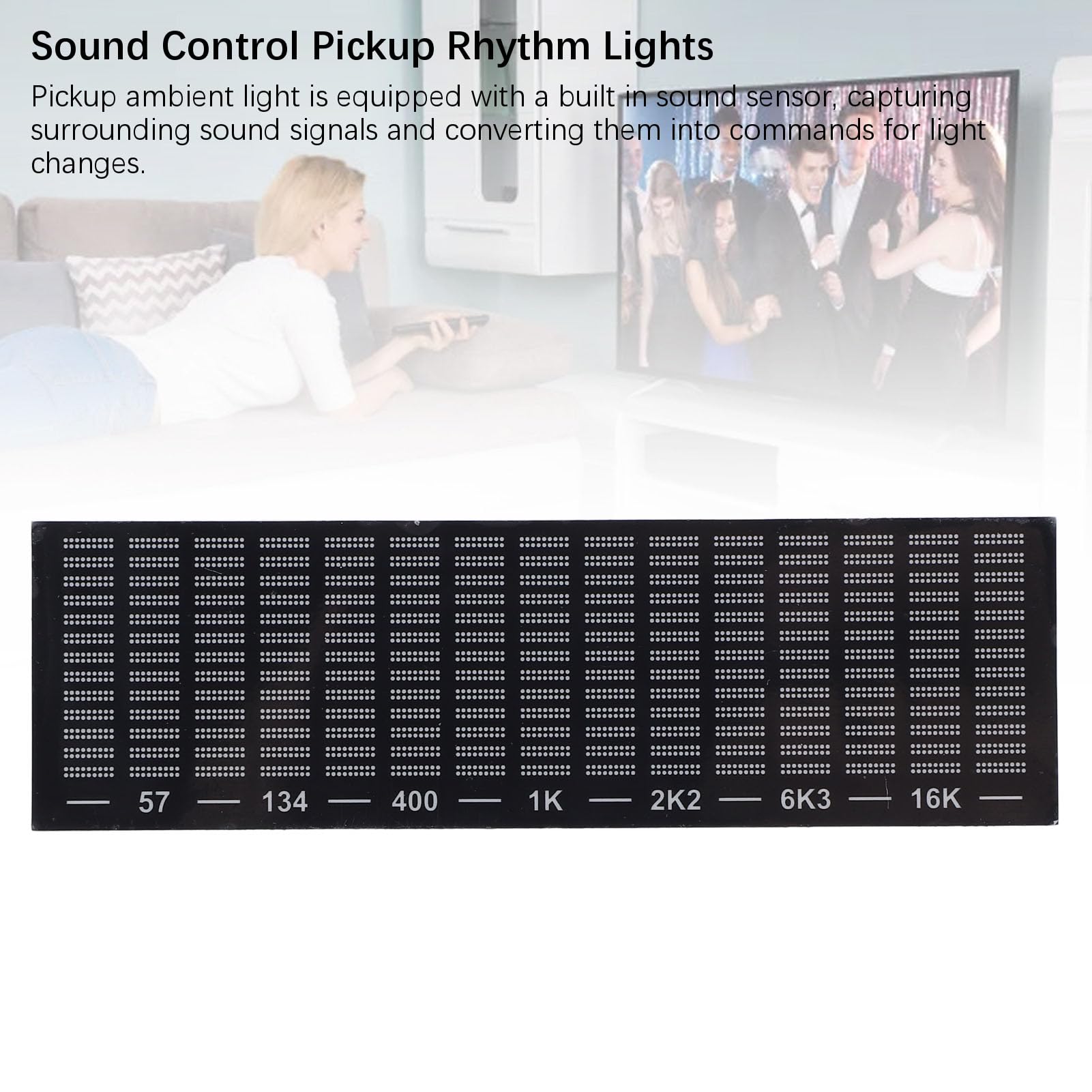 Pantalla Analizadora de Espectro Musical de 20 Hz - 25 KHz para Estudiantes adjunto: Pantalla de Espectro de Audio