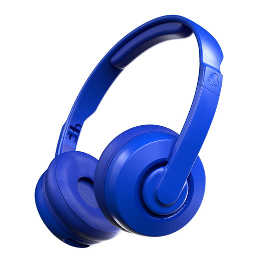 Audífonos Skullcandy Cassette On-Ear Inalámbricos, 22 Horas de Batería, Micrófono, Compatibles con iPhone, Android y Dispositivos Bluetooth, Azul