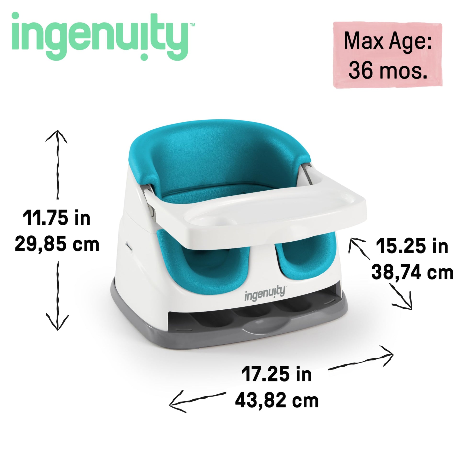 IIngenuity Asiento Elevador de Alimentos para Bebés 2 en 1