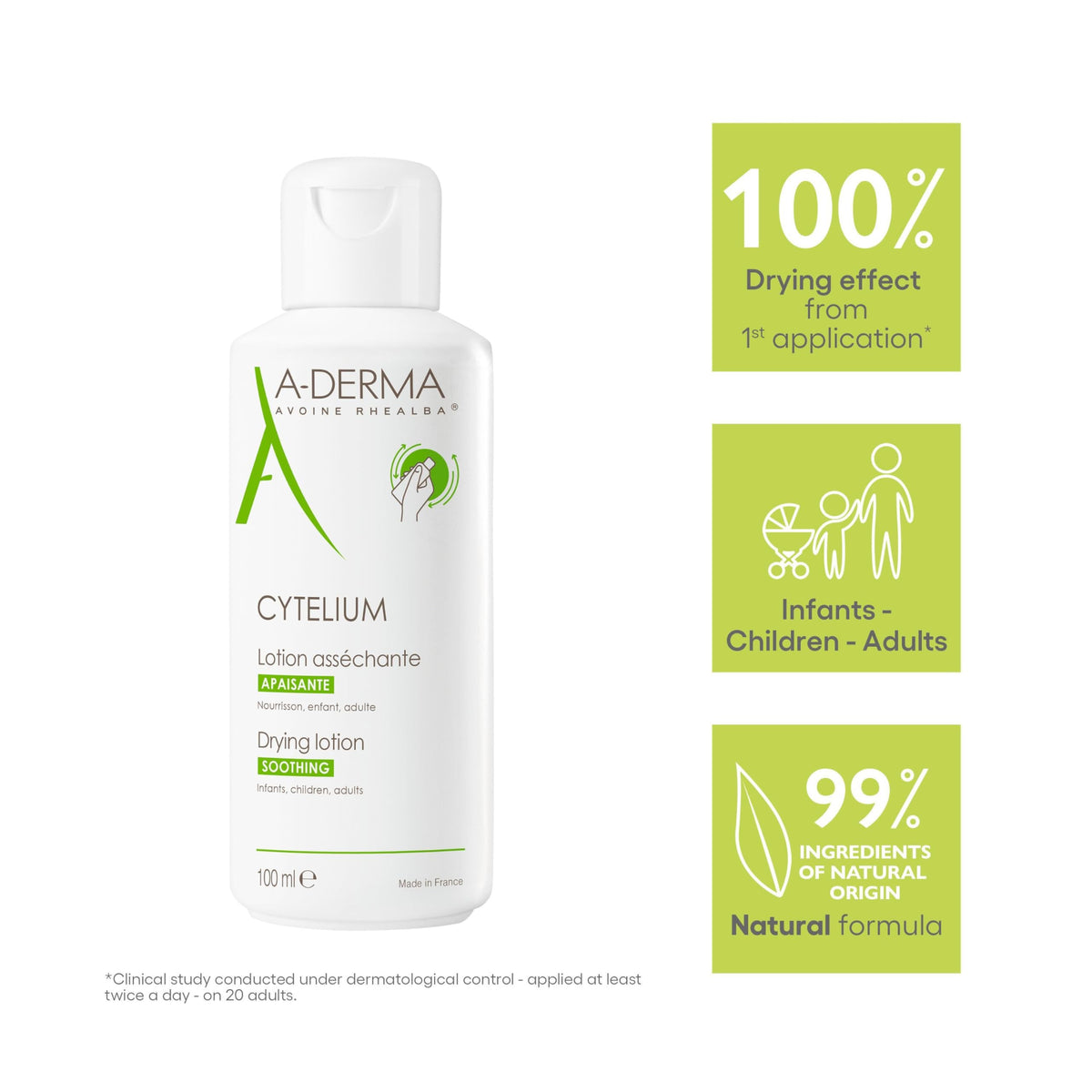 Aderma Cytelium Loción Seca Calmante 100 ml