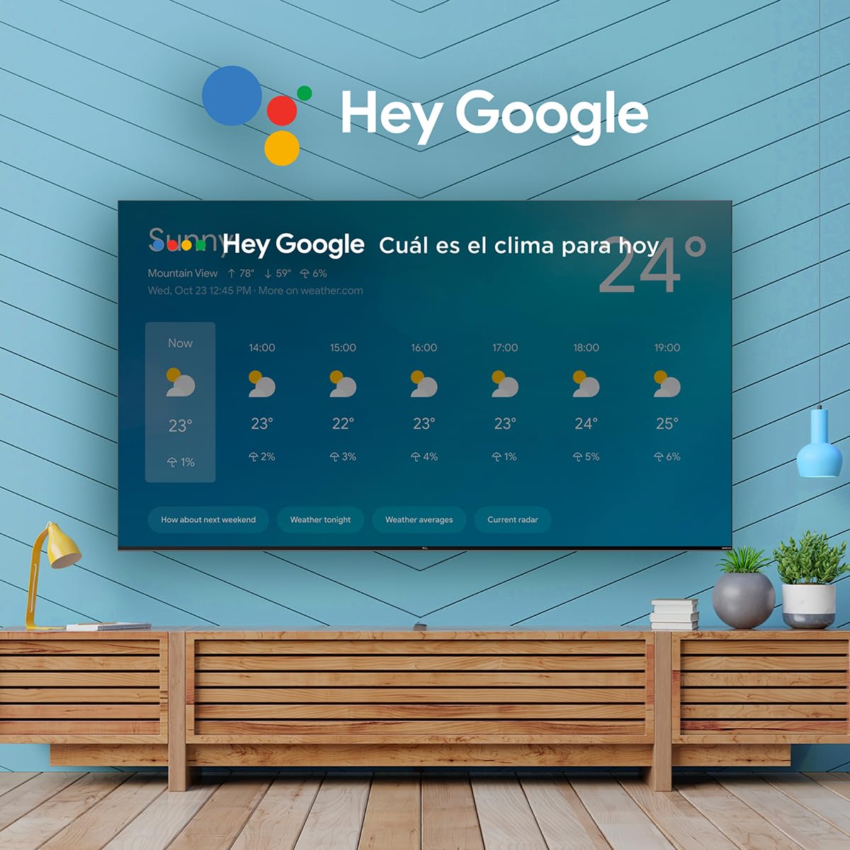TCL Smart TV Pantalla 65" 65S451G Google TV 4K UHD Ultra HD | HDR 10 | 270 NITS 60 Hz | Dolby Audio Digital + | Compatible con Alexa