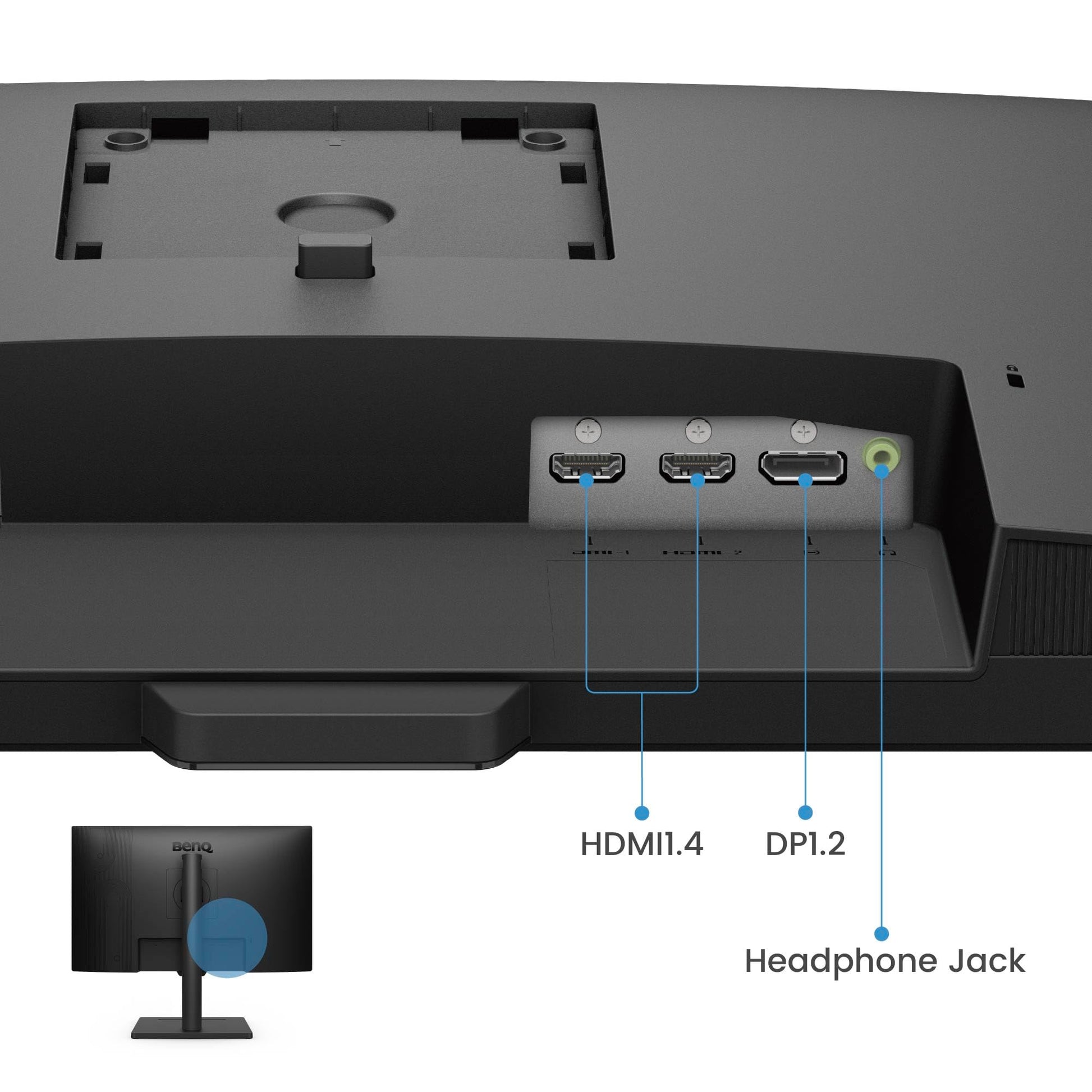 BenQ Monitor GW2790T 27" IPS 1080p, FHD, 100 Hz, Eye-Care, diseño ergonómico (Gira 90°), 99% sRGB, VESA MediaSync, HDMI, Display Port, sin Parpadeo, luz Azul de Baja Intensidad, Modo de codificación