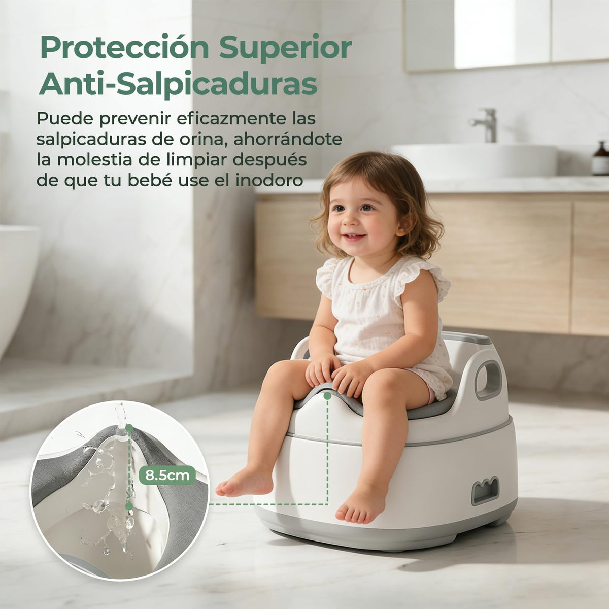 Bañito entrenador niño, Basinicas entrenadoras niños