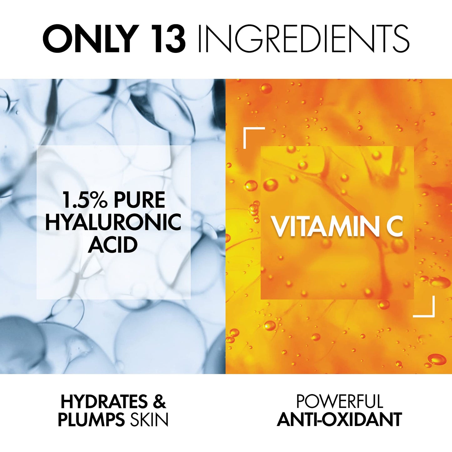 Vichy Ha epidermic filler: serum anti arrugas de acido hialuronico + Minéral 89 - Ácido Hialurónico en suero diario para rostro que fortalece e hidrata la piel para una apariencia sana de la piel