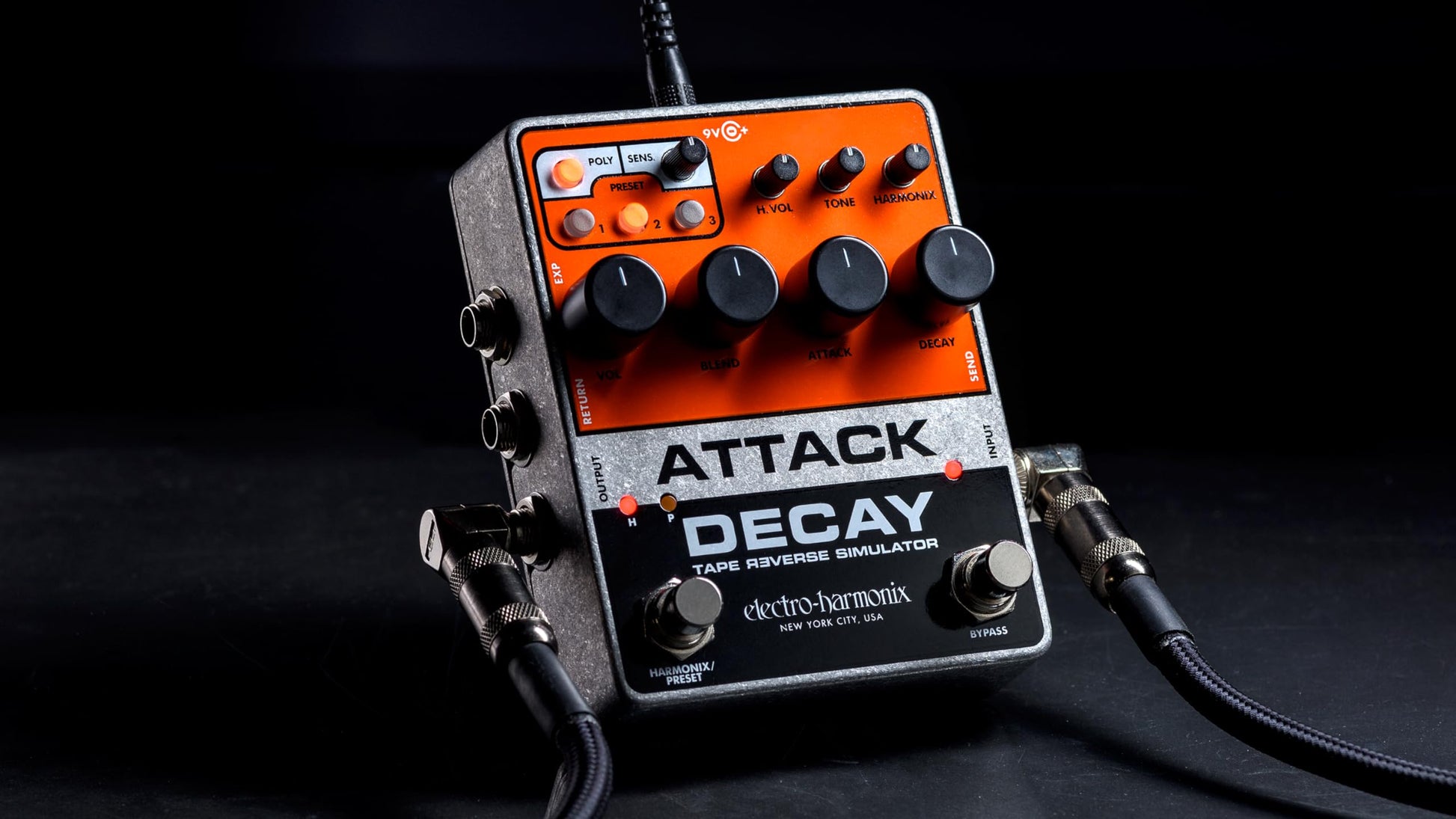 Pedal Simulador Inverso Electro-Harmonix Attack Decay Tape
