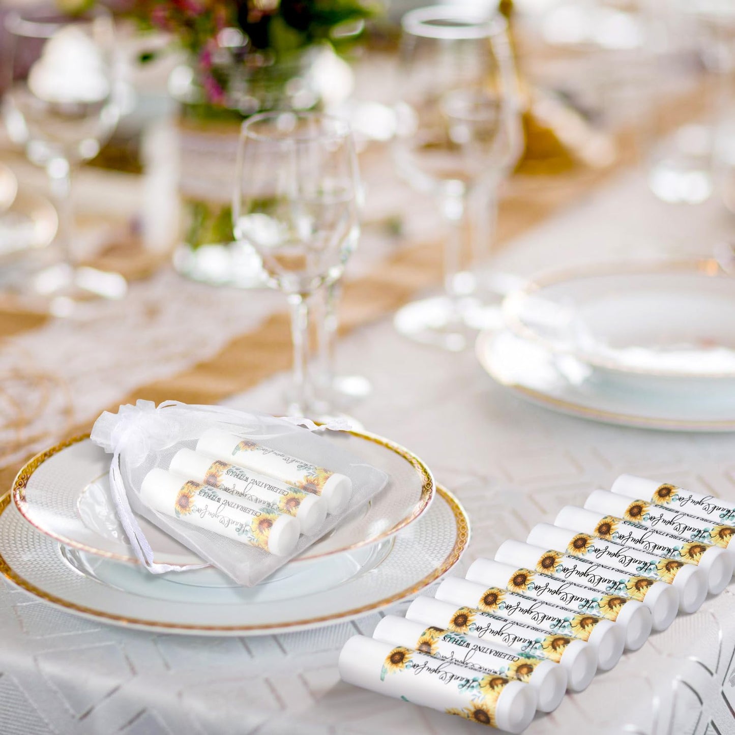 Bálsamo Labial Siifert Girasol Vainilla para Mujer Regalo de Dama de Honor