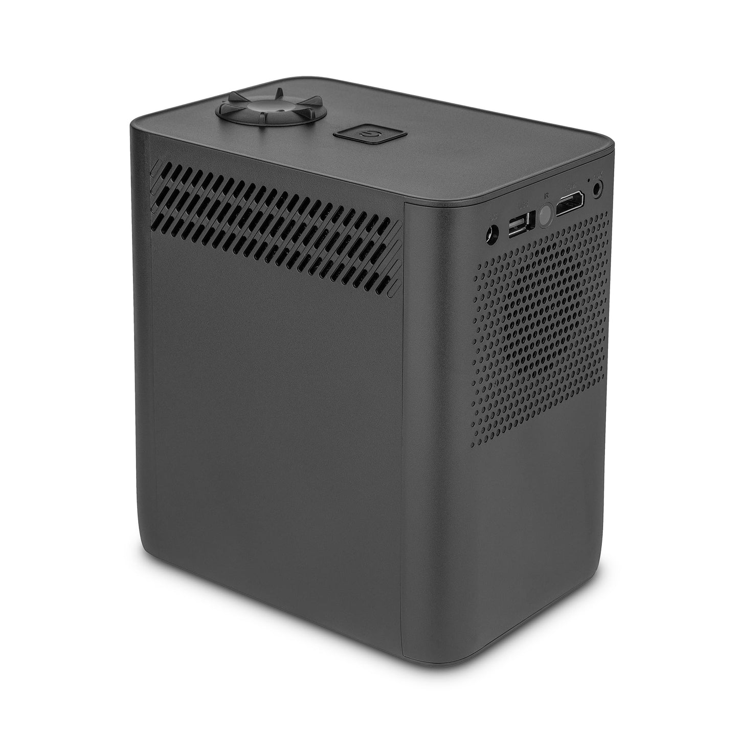 QIAN.MX Proyector Portatil LCD 5500 Lumenes (120 Ansi) hasta 30,000 Hrs HD 1280x720 Bluetooth Wi-fi Altavoz 5w hasta 100 Pulgadas Hdmi USB Android Integrado con Netflix, Youtube,QXP-EMHRA