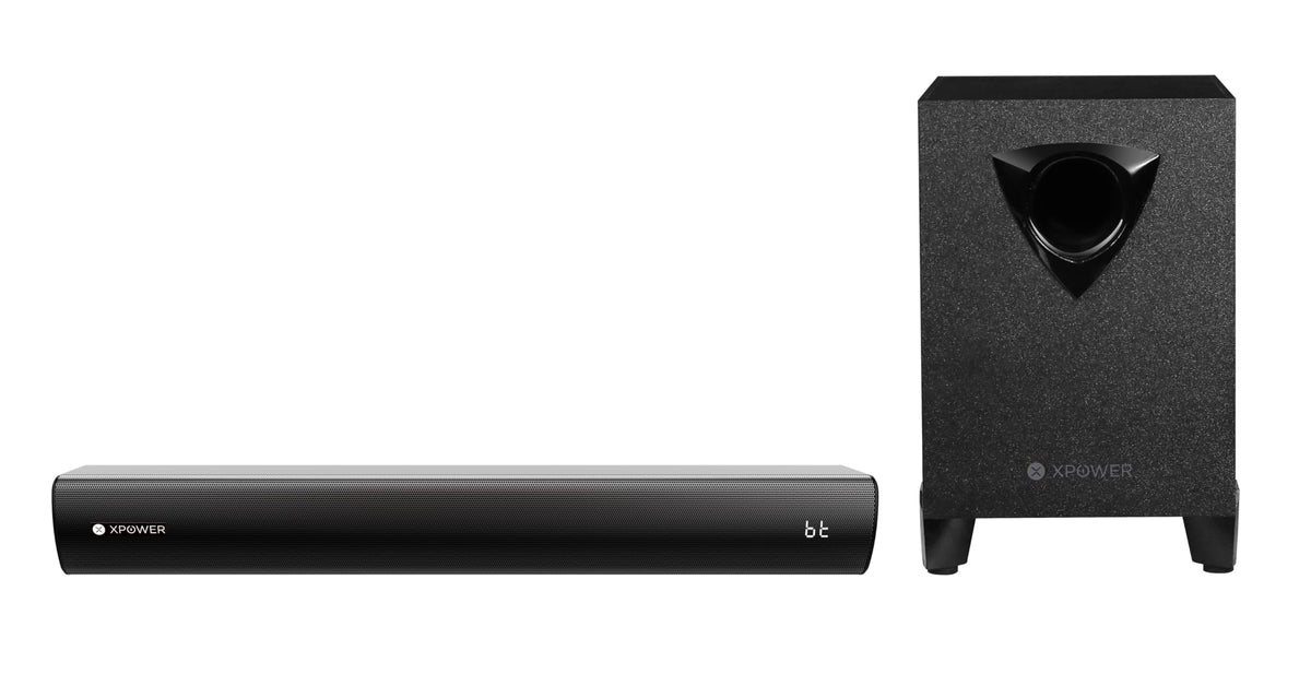 Barra de Sonido XP WER Negro con HDMI, Óptico y Auxiliar, 40W Estéreo Montaje en Mesa