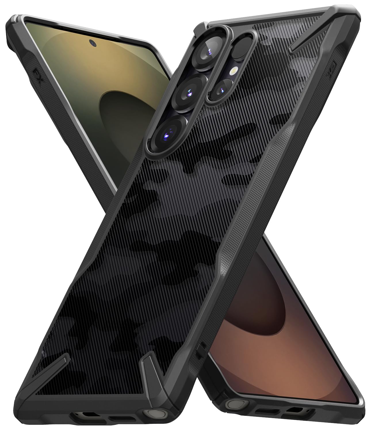 Funda Resistente Ringke Fusion-X Samsung Galaxy S25 Ultra Camo Black