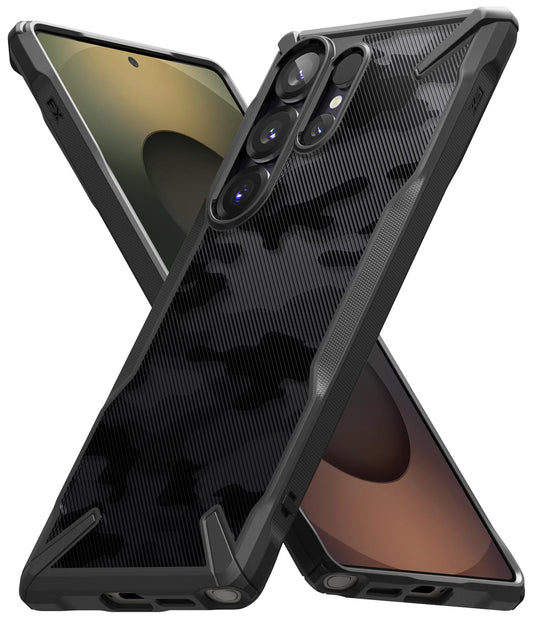 Funda Resistente Ringke Fusion-X Samsung Galaxy S25 Ultra Camo Black