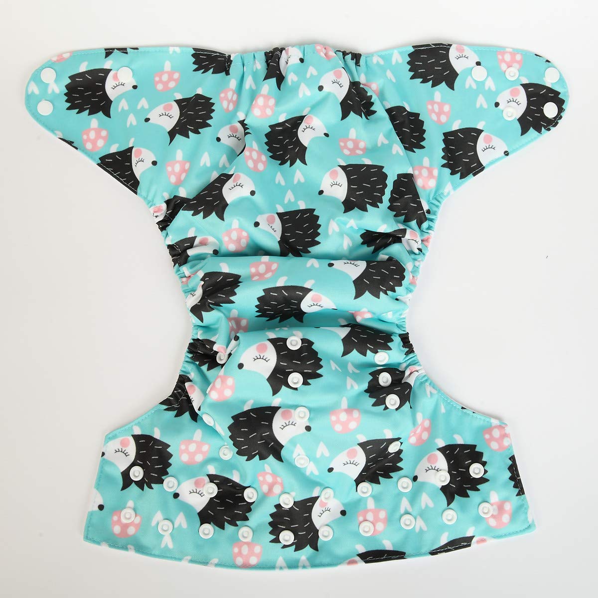 Sigzagor - Pañal infantil de 2 a 7 años de edad, pañal, bolsillo reutilizable, lavable, para bebés y niños pequeños, Hedgehog