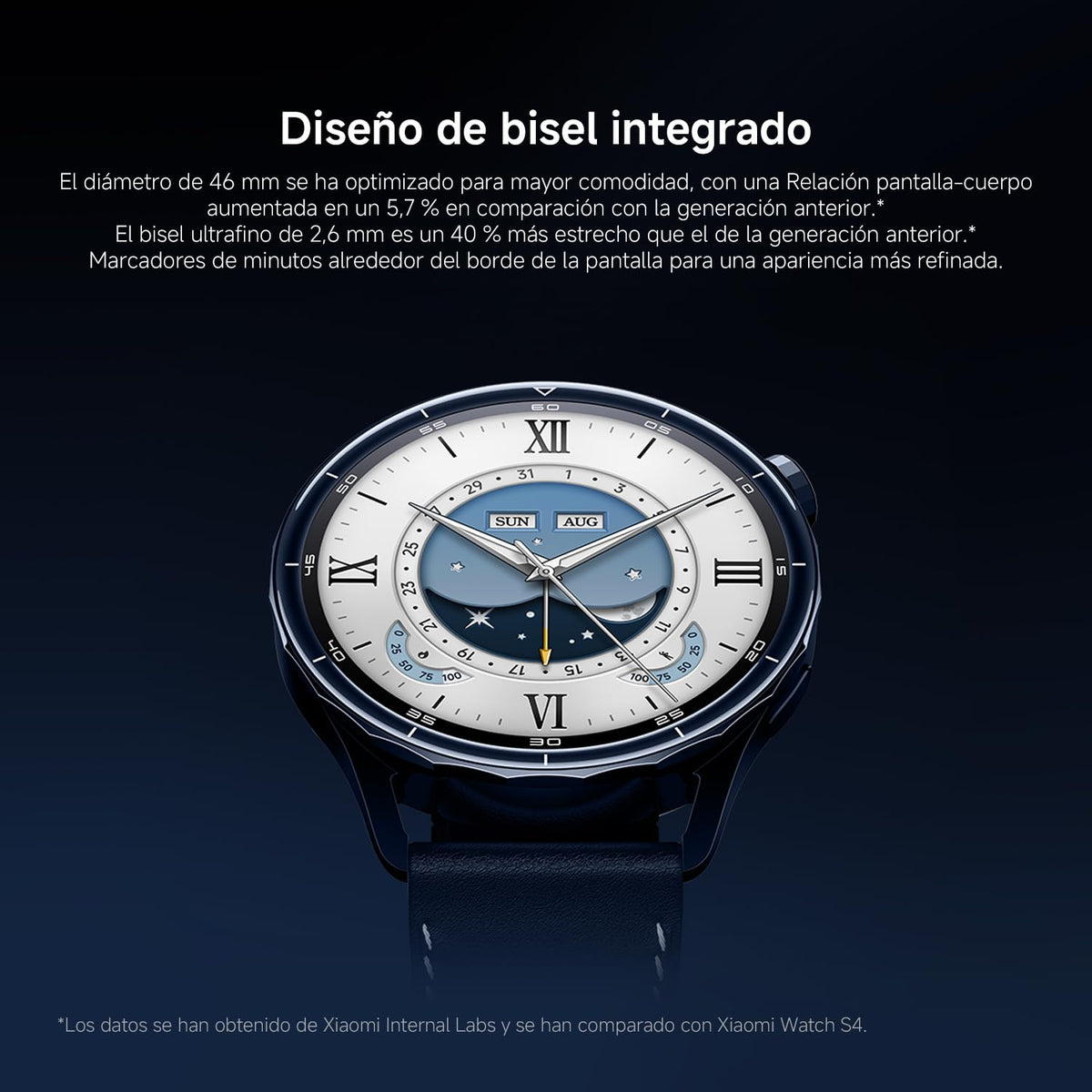 Reloj Xiaomi S5 46mm Plata con GPS y NFC