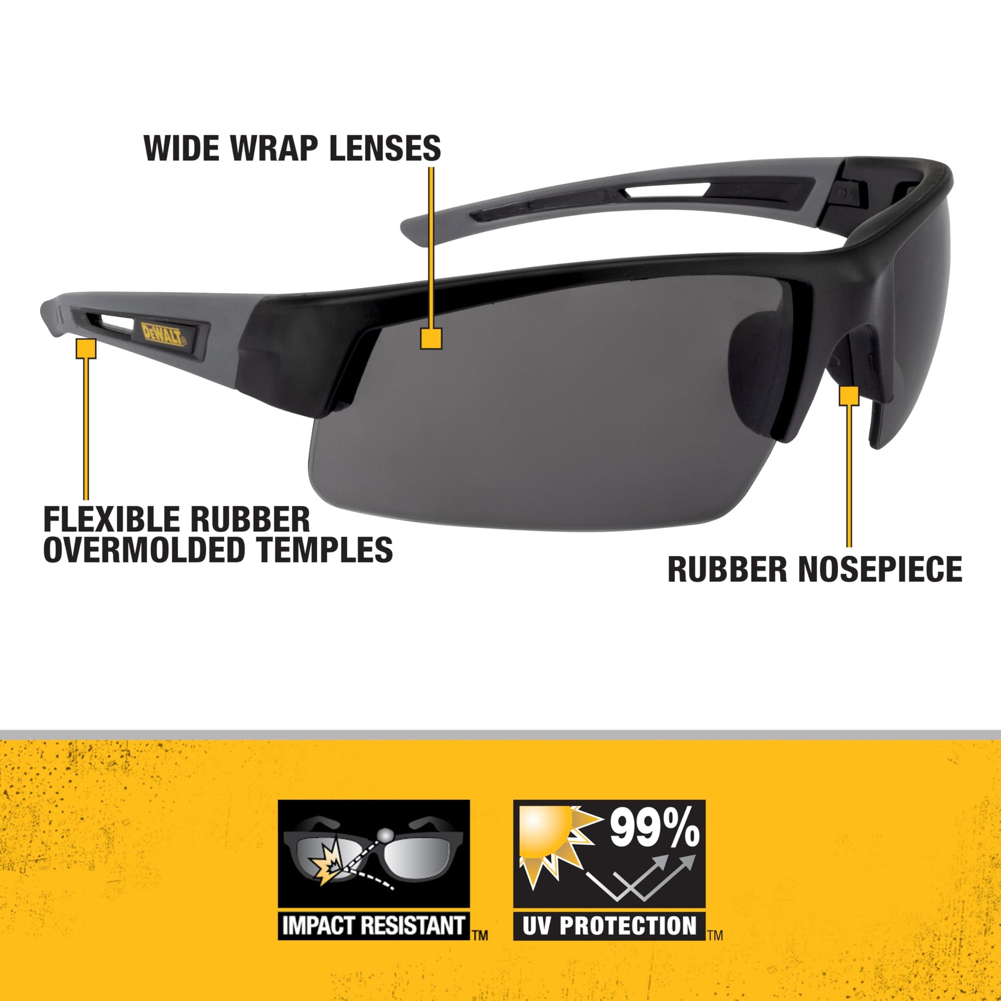 DEWALT DPG100-2D Transparente anteojos de Seguridad