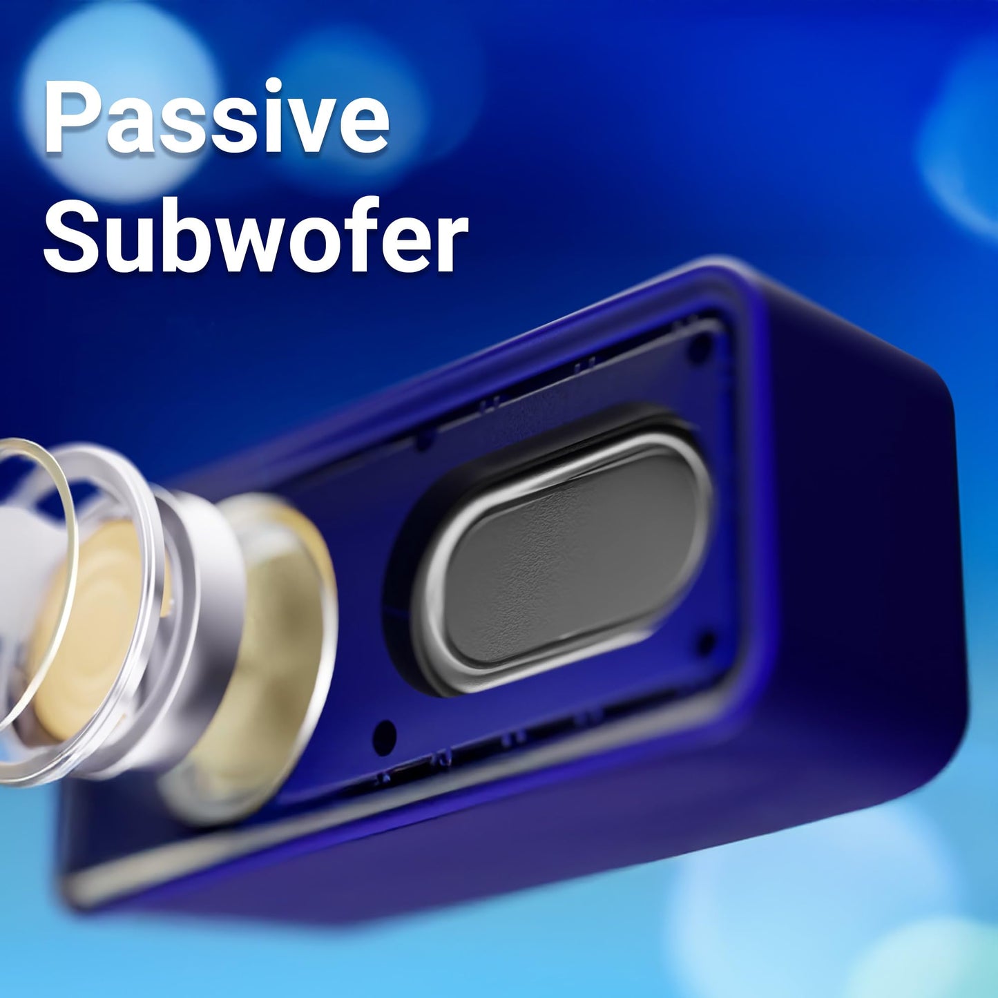 Nautica Urban SP100 - Altavoz inalámbrico para exteriores, portátil IPX5 impermeable con carga rápida de 2 horas y espera de 30 días, perfecto para camping, playa, patio trasero y viajes