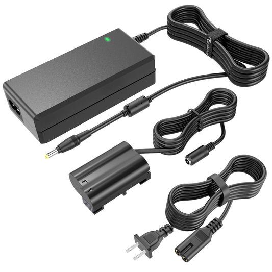 Gonine EH-5 adaptador más EP-5B kit - repuesto para NIKON P520, P530, D600, D610, D750 D7000, D7100, D800, D800E, D810, D800A, 1V1 cámaras digitales (NIKON EN-EL15 batería kit de reemplazo)
