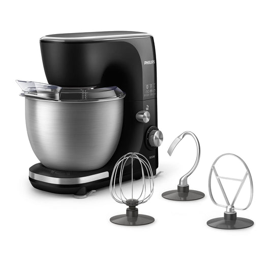 Batidora Planetaria Philips 800 Watts acero 5 Litros 12 Velocidades