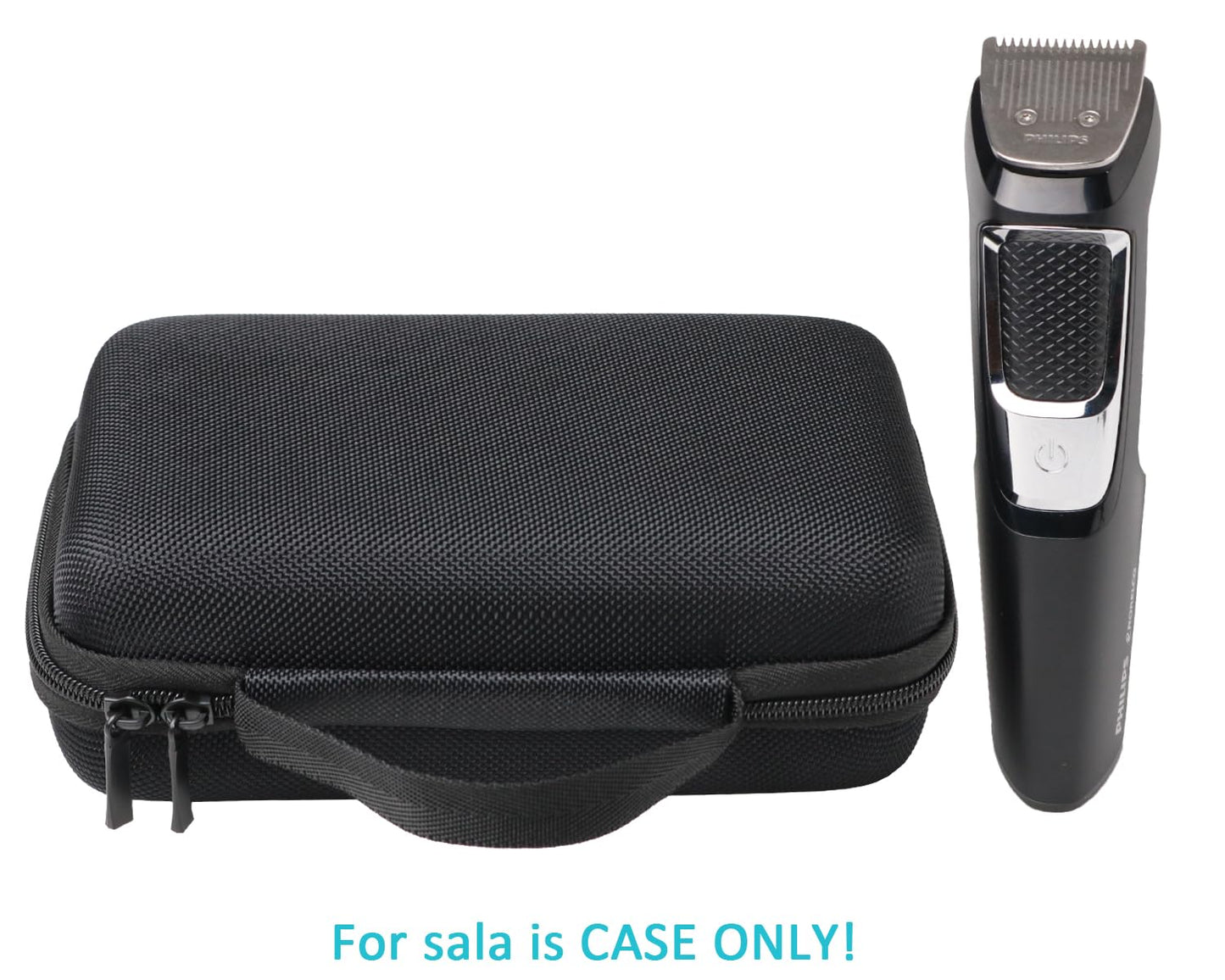 inDomit Funda protectora rígida de viaje compatible con Philips Norelco Multigroom Series 3000 5000 7000 MG3750 MG5750 MG7749