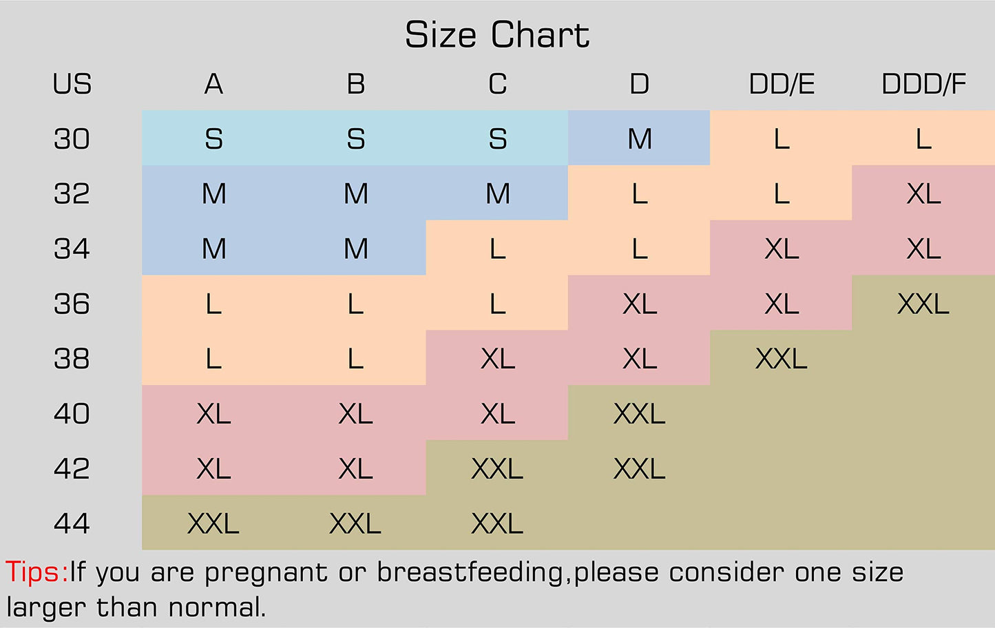 Sujetadores de Lactancia Suekaphin Rib-a XXL sin Costuras Acolchados Cobertura Completa para Mujer