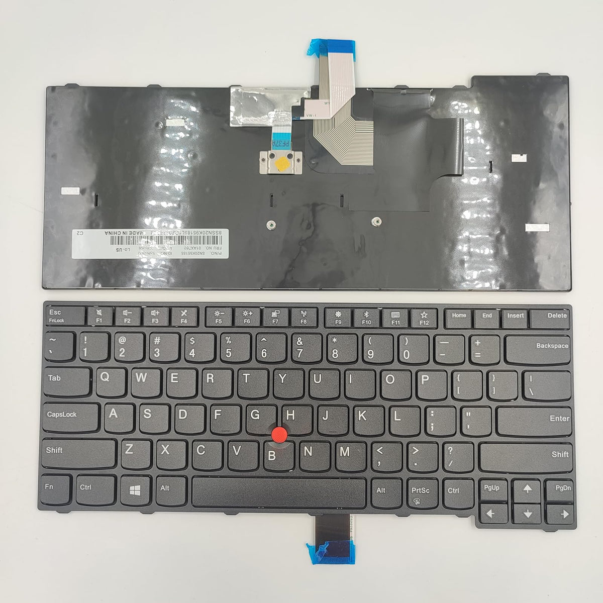 Teclado de Repuesto Lenovo ThinkPad E470 E470c E475 Negro sin Luz de Fondo