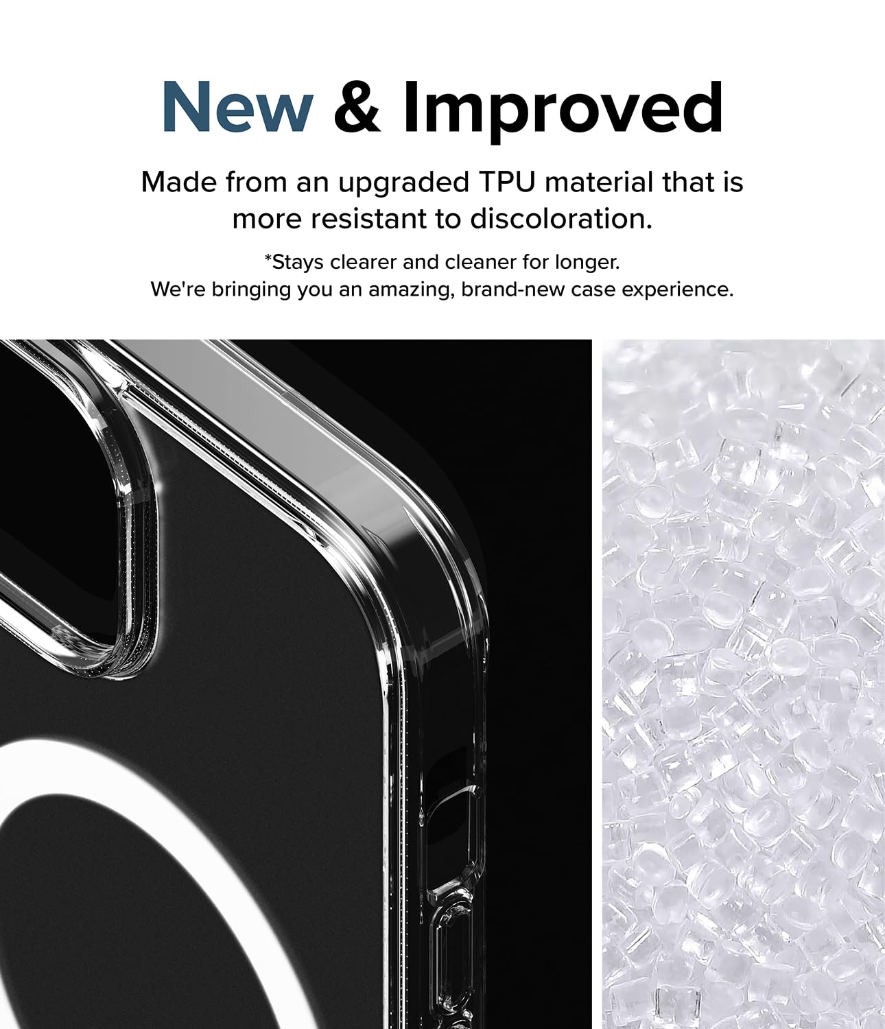Funda iPhone 15 Ringke Translúcida Mate Antigolpes para Carga MagSafe Matte Clear