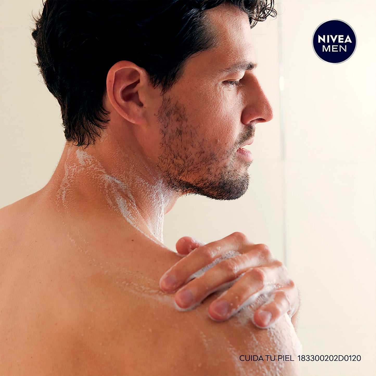 NIVEA MEN Jabón Líquido Corporal 3 en 1 Originals (500 ml) jabón Antibacterial para Cuerpo, Rostro y Cabello