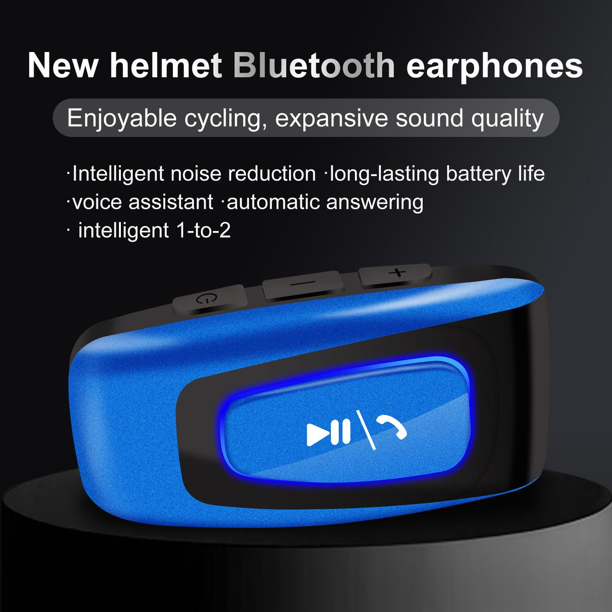 Casco de Motocicleta VR-robot Bluetooth Alta Duración de Batería Auriculares Integrados