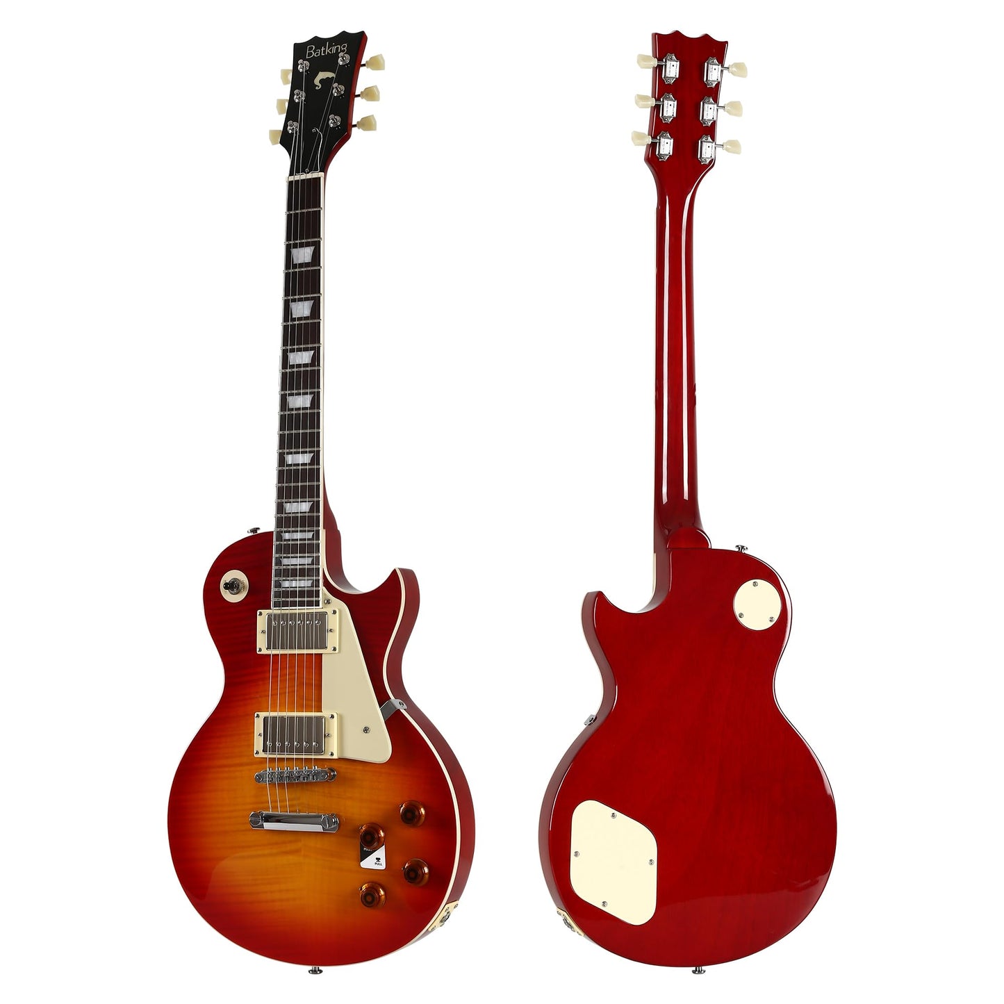 Batking - Guitarra eléctrica estilo LP con pastillas Epi ProBucker