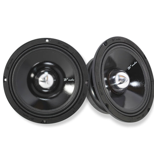 Altavoces de Rango Medio B2 Audio Rage en Negro de 8 Pulgadas 300 W 4 Ohmios