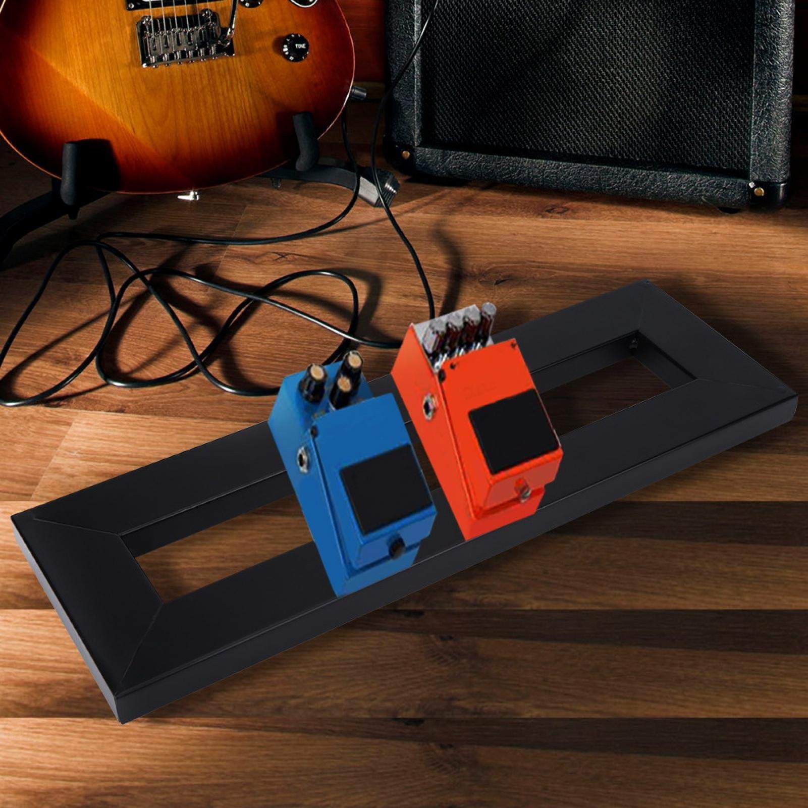Jeankak Pedal de Guitarra, Pedal de Efecto de aleación de Aluminio con Abrazadera de Cinta de configuración para Guitarra eléctrica(S)