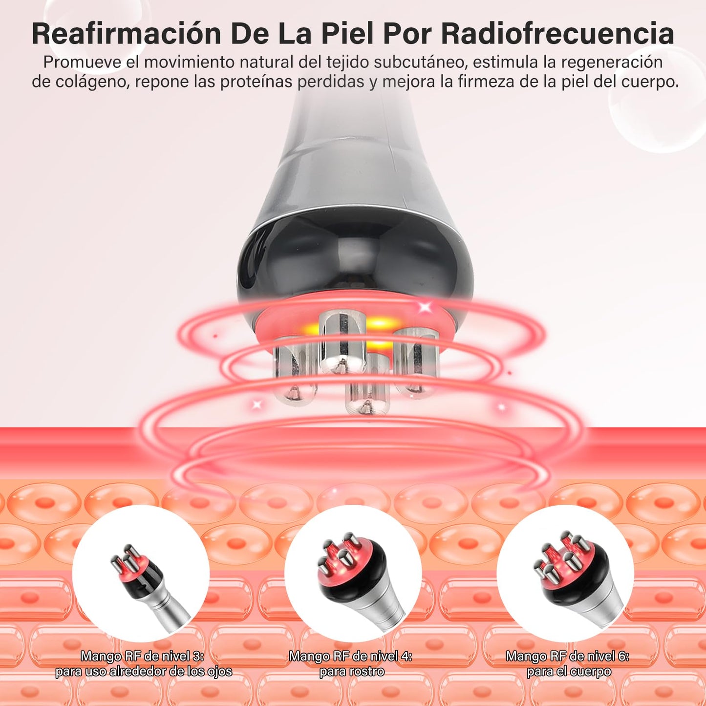 Máquina de Cavitación 9 En 1, Dispositivo de Radiofrecuencia de Cavitación 40K, Máquina de Belleza y Estiramiento de La Piel de Todo El Cuerpo, Máquina Multifuncional de Eliminación de Celulitis