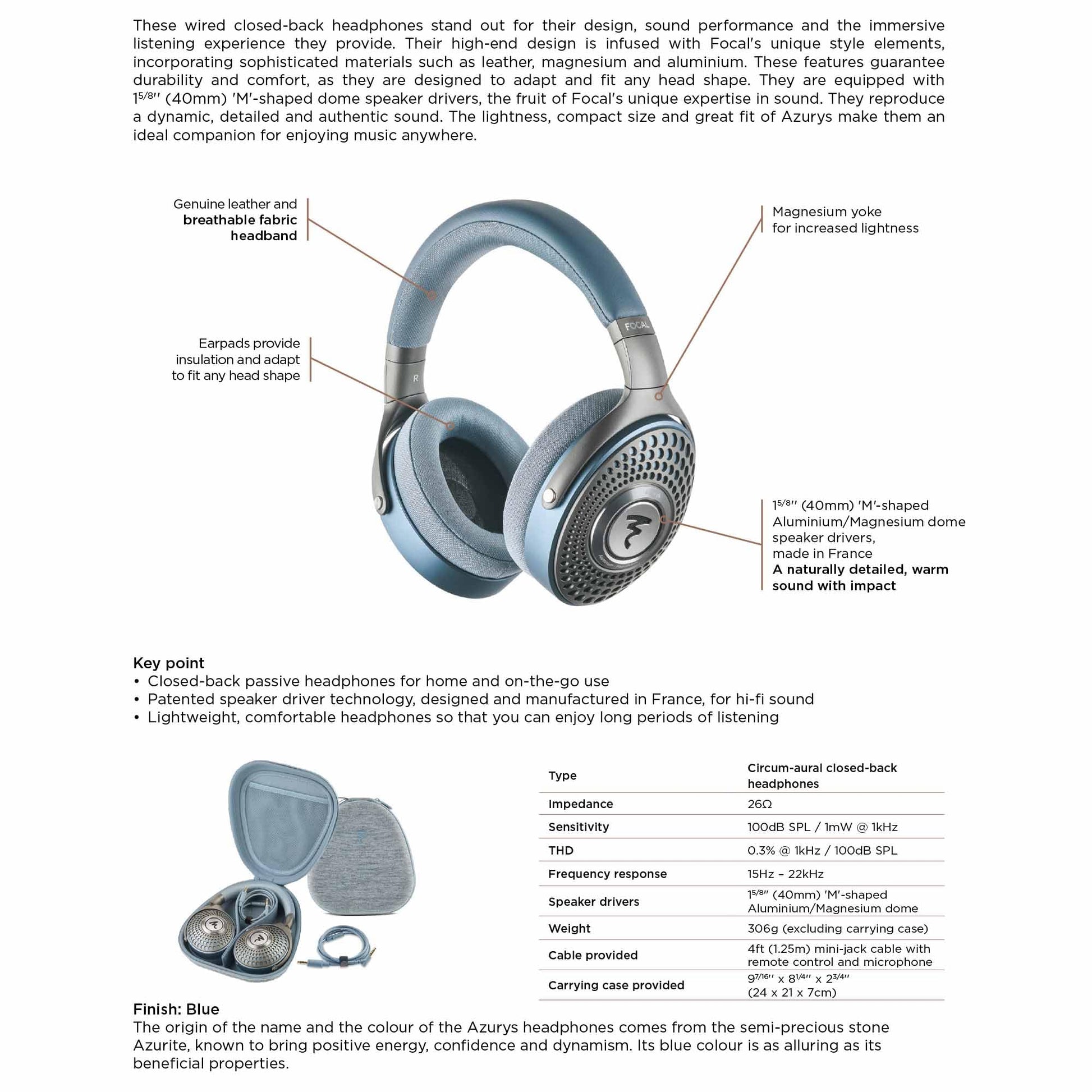 Focal Auriculares AZURYS