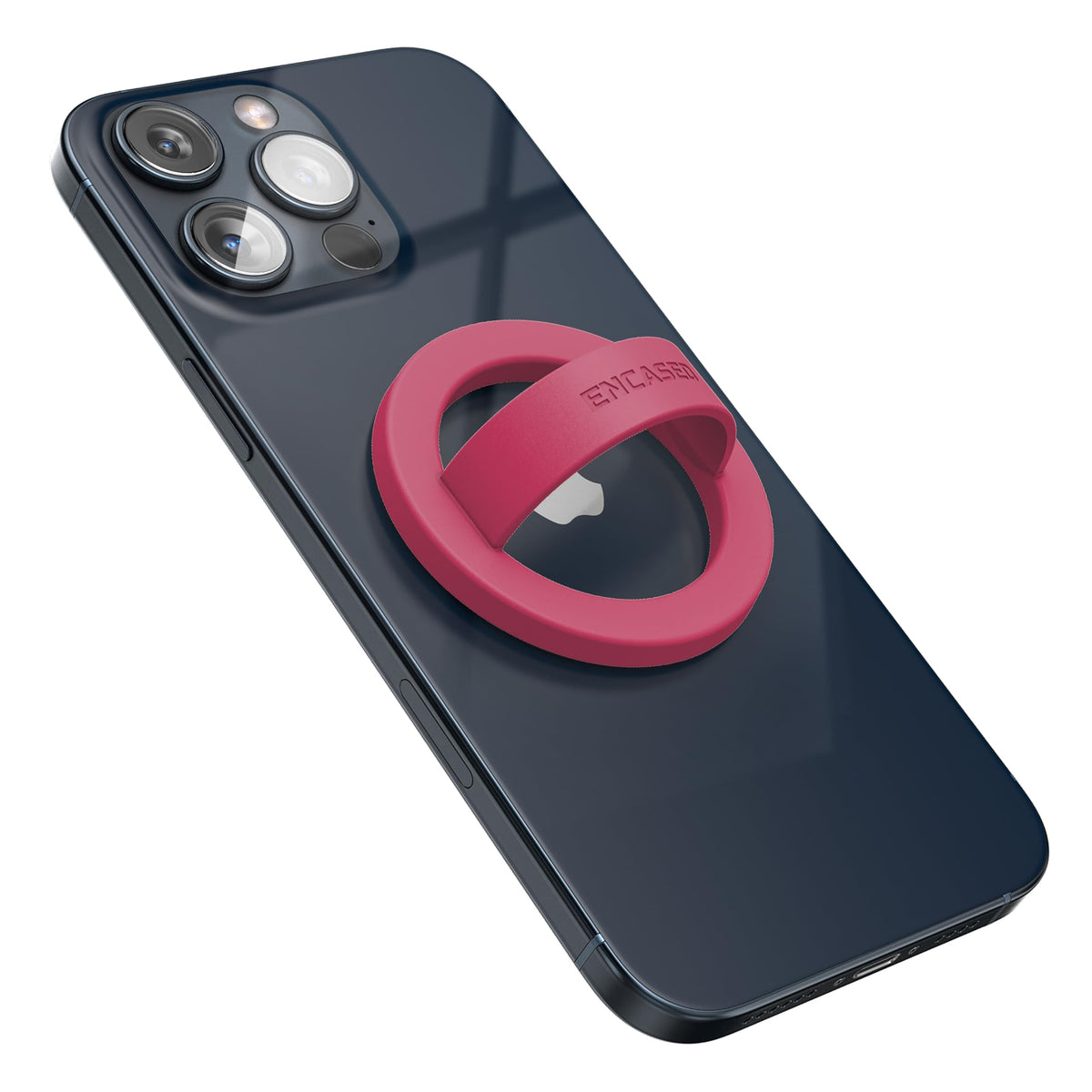 Anillo Magnético de Silicona Encased Rosa Oscuro para iPhone MagSafe