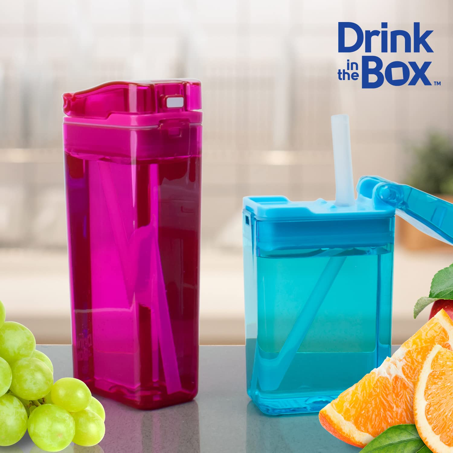 Precidio Design - Recipiente reutilizable ecológico para bebidas en la caja, 12 onzas (morado) 1012PR