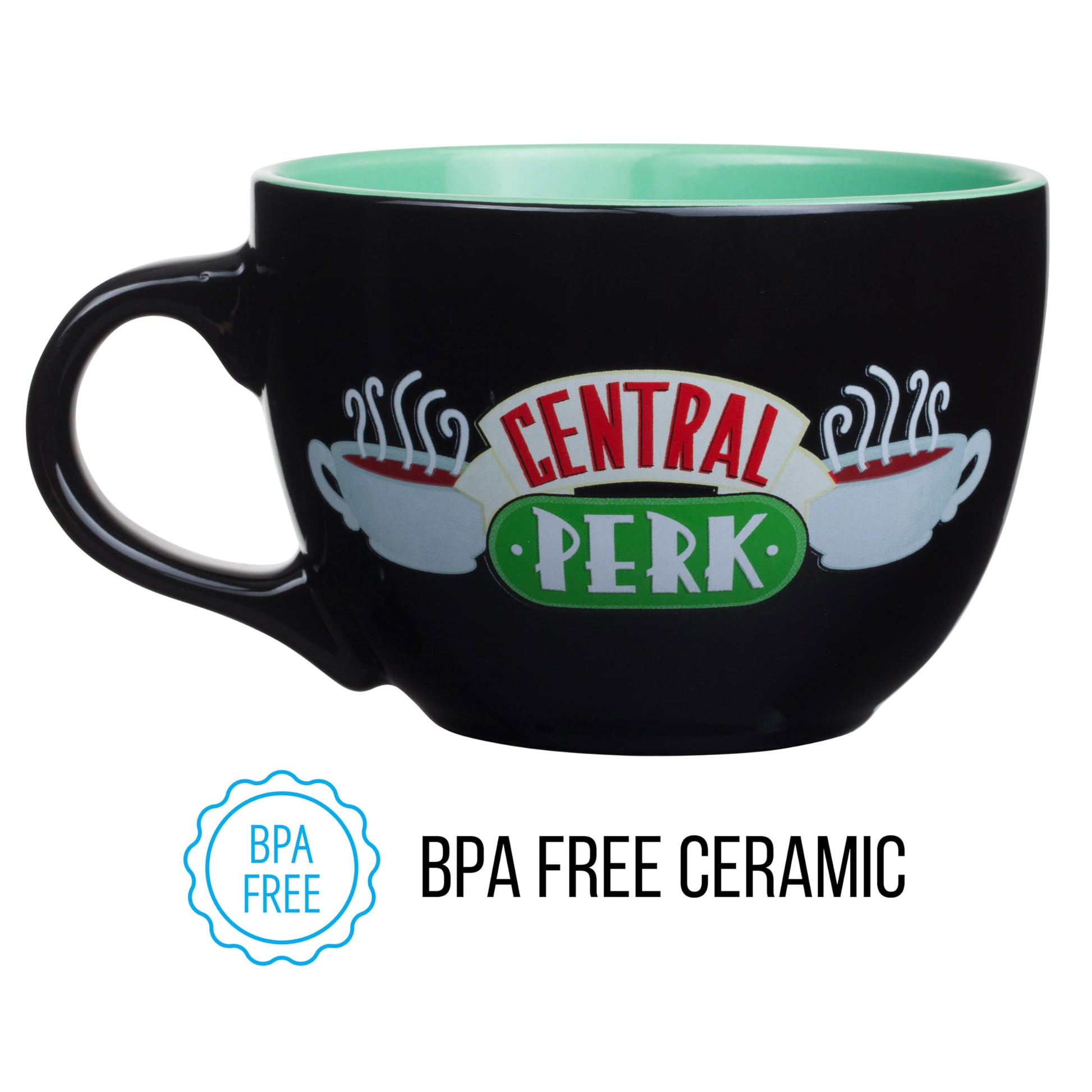 Taza de Sopa Cerámica Silver Buffalo Friends Central Perk Multicolor