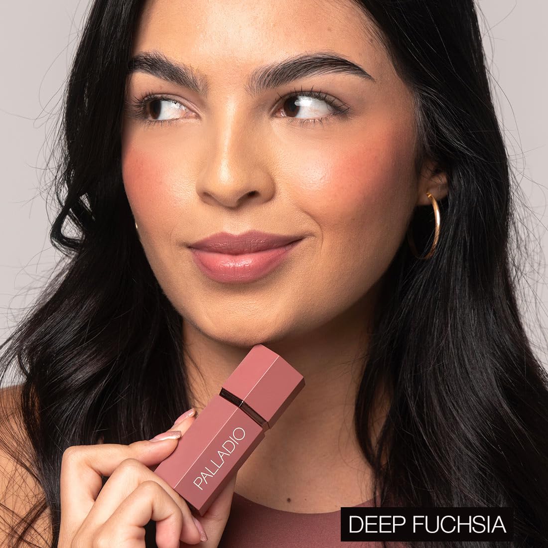 Palladio Rubor Líquido para Mejillas y Labios 2 en 1 Maquillaje, Rubor Facial, Fórmula Liviana en Crema, Resistente a Manchas, Rubor Pigmentado de Larga Duración, Acabado Radiante, Dusty Rose