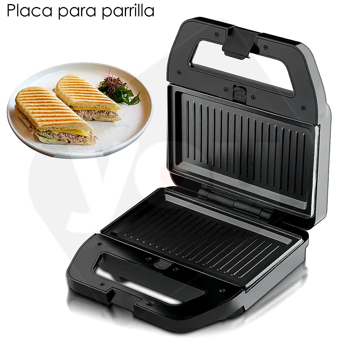 Juego de Planchas YOU 6 en 1 con Parrilla y Placa Antiadhesiva Extraíble para Hombre