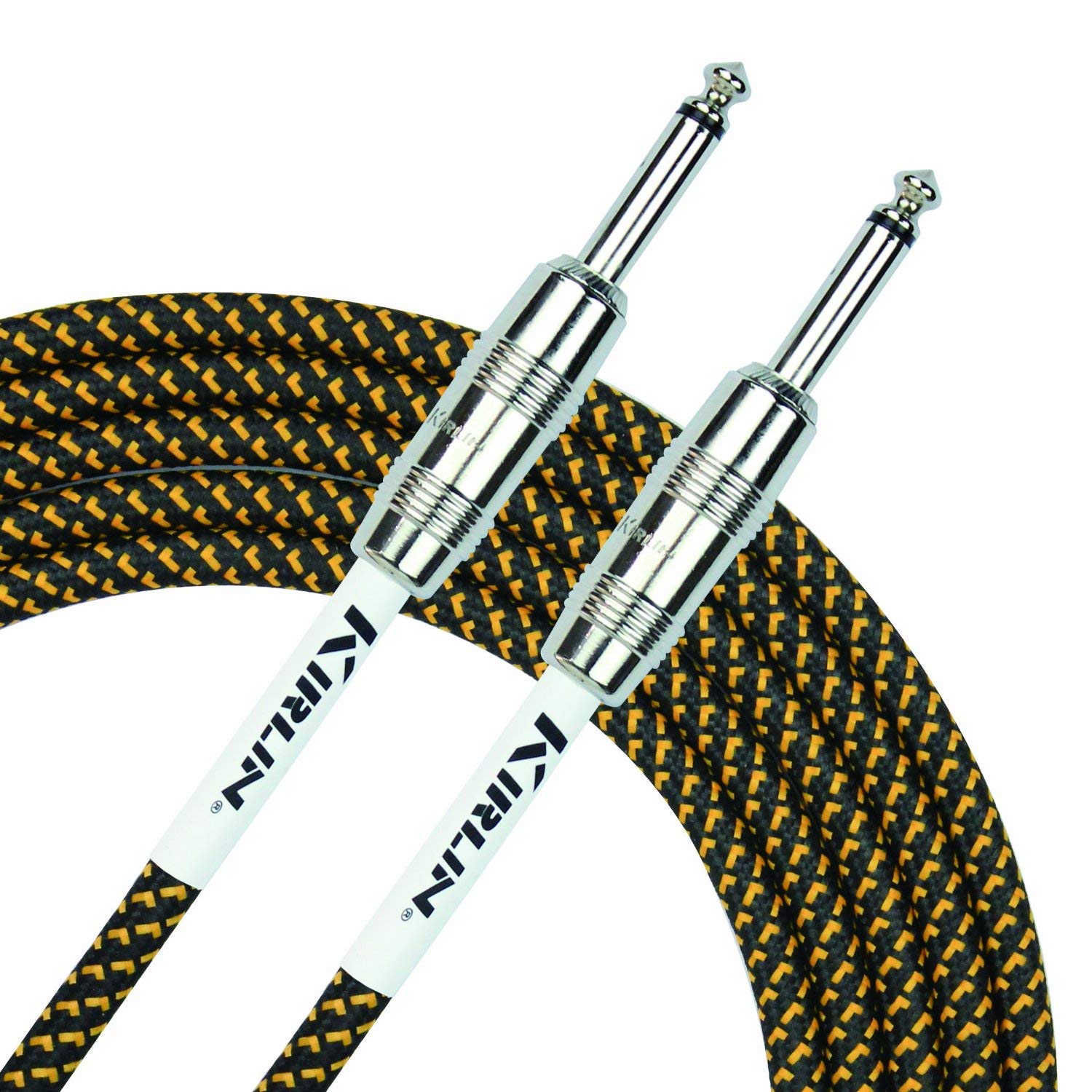 Cable para instrumento Kirlin profesional, 10 metros plug 1/4 mono, IWCC201PN colores (Azul)