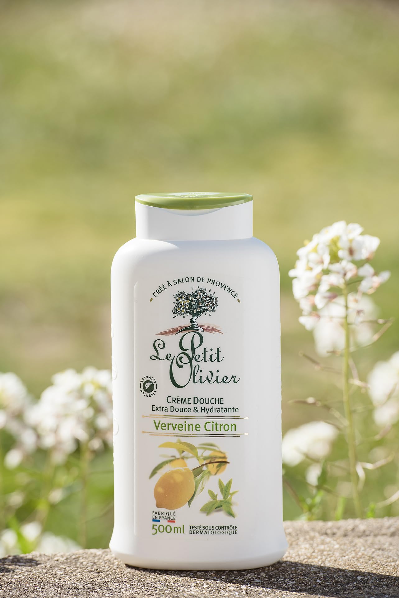 Shower Cream - Verbena Lemon by le Petit Olivier for Women - 16.9 OZ Shower Cream